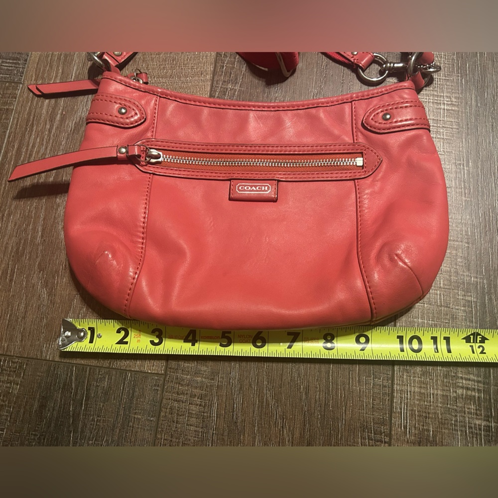 Vintage Coach leather shoulder bag with crossbody strap - Picture 5 of 9